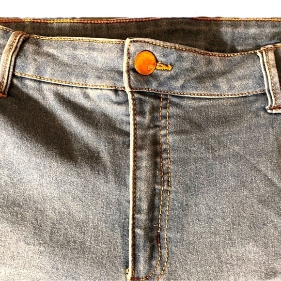Faded Glory 70s Vibes High Rise Denim Jean Shorts - Picture 4 of 6